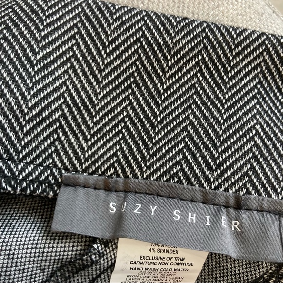 👖Suzy Shier Wide Leg Slip on Herringbone Dress Pants👖 - Picture 3 of 6